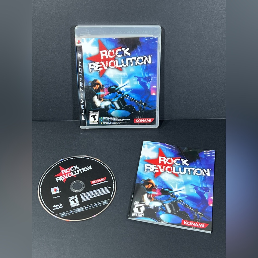 Rock Revolution Sony PlayStation 3 PS3 CIB Band Video Game Manual Case Complete